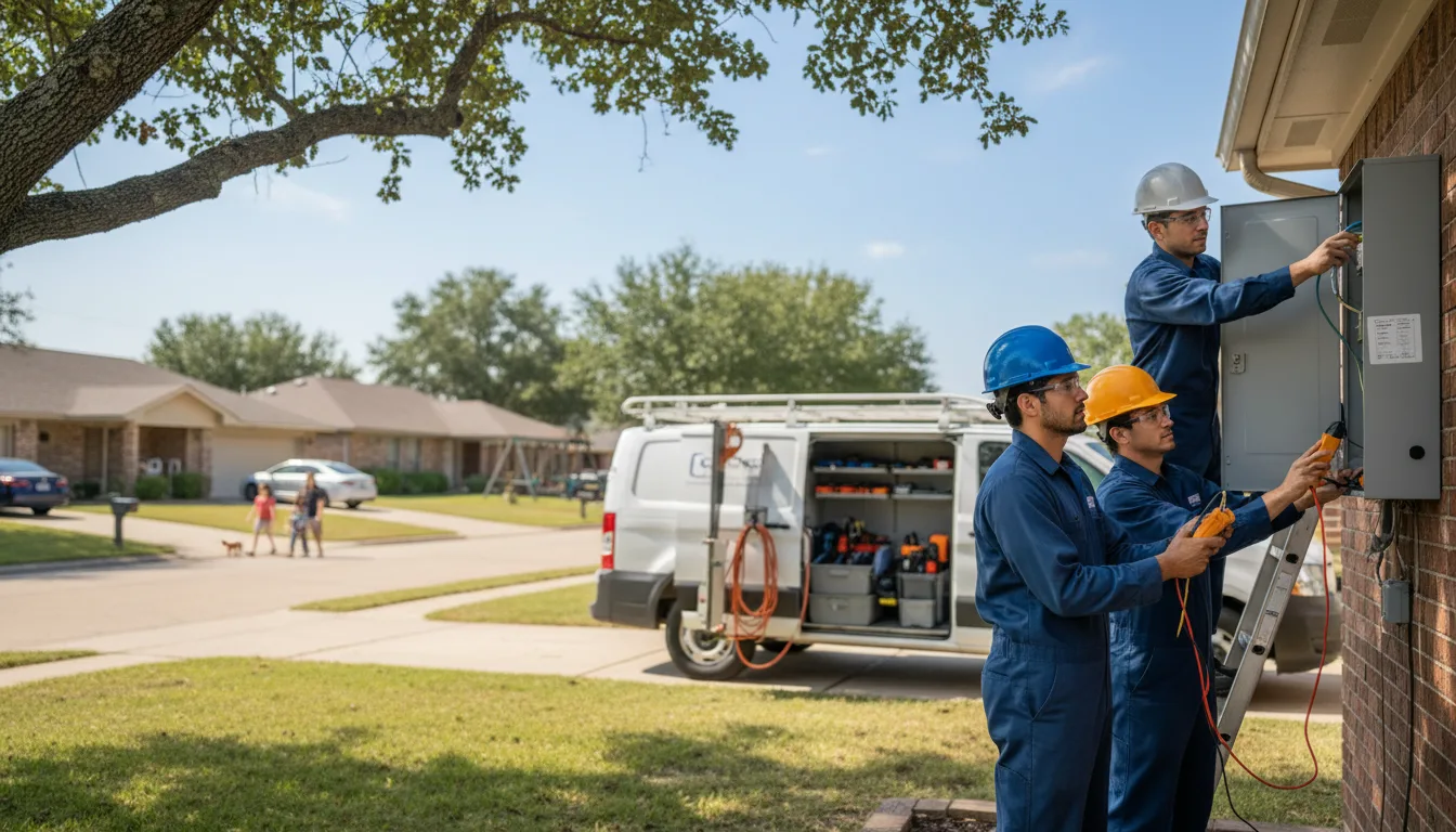 Certified electrician providing emergency electrical services in Oldsmar, FL